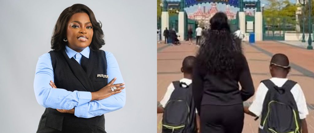 Funke Akindele Gives Witty Reply After Fan Asks Why She Hides Her Children’s Faces