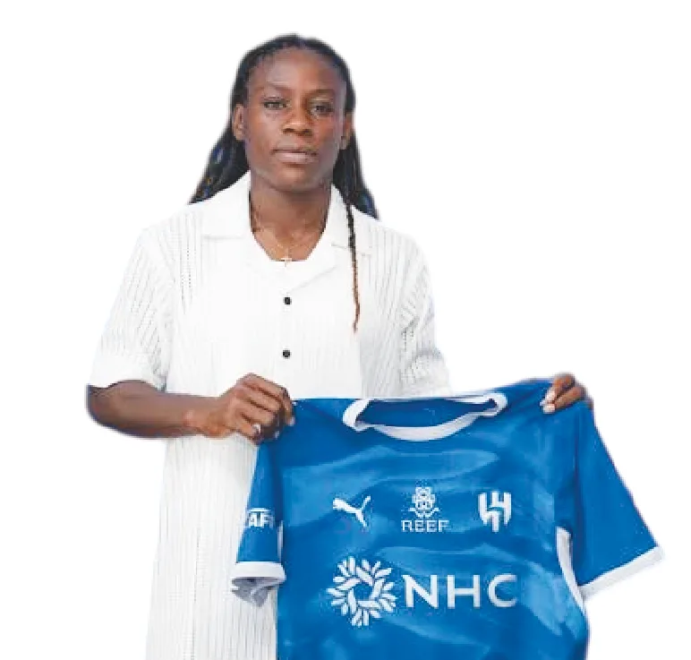 Ucheibe Reunites With Oshoala as She Joins Saudi Side Al Hilal