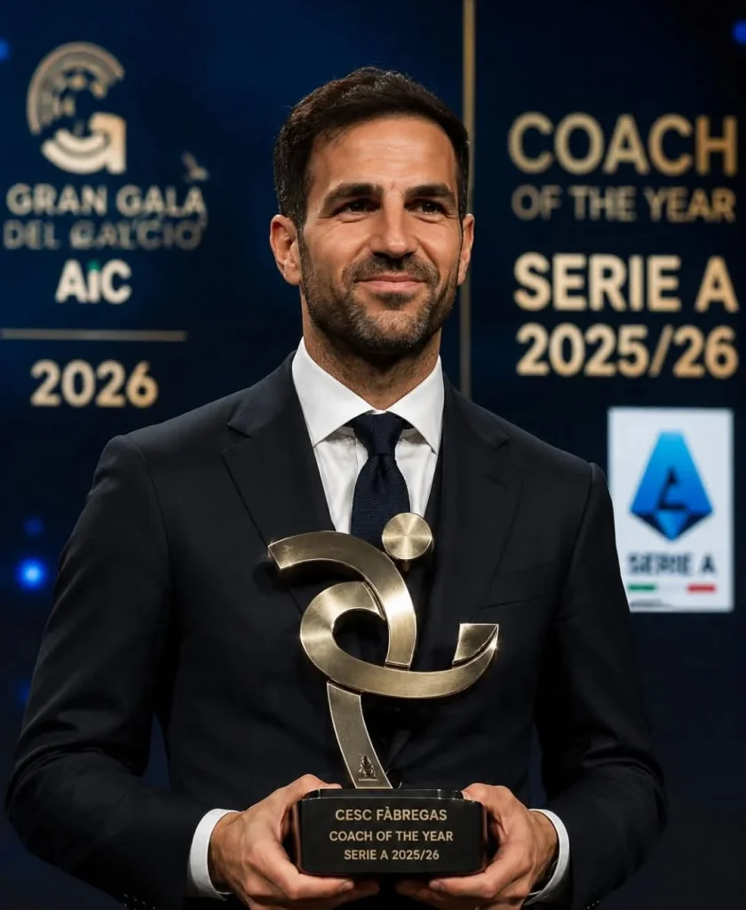 Cesc Fabregas Wins Serie A Coach of the Year, Makes History with Como